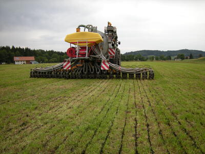 Gülleinjektor und Durchsaat